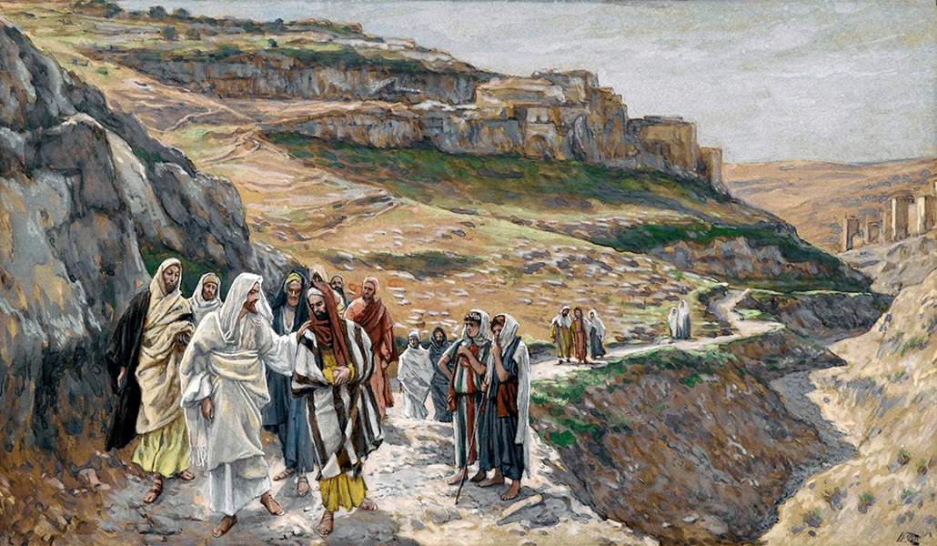 'Jesús habla con sus discípulos' de James Tissot. Museo de Brooklyn, Nueva York