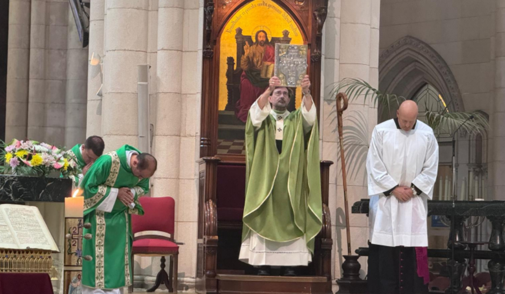 El cardenal Cobo durante un momento de la Eucaristía