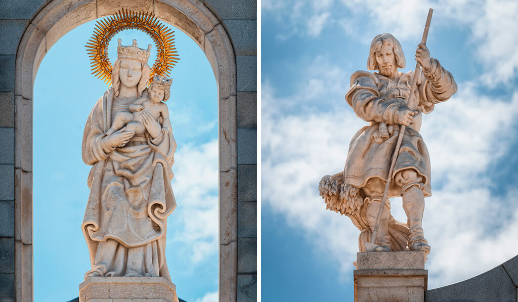 La Virgen de la Almudena y san Isidro