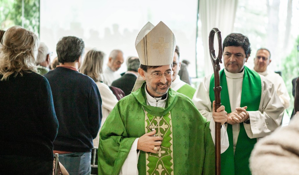 El cardenal Cobo durante la Misa de clausura del EncuentroMadrid 2024