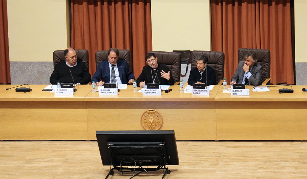 José Cobo en el Seminario Conciliar con Escuelas Católicas de Madrid