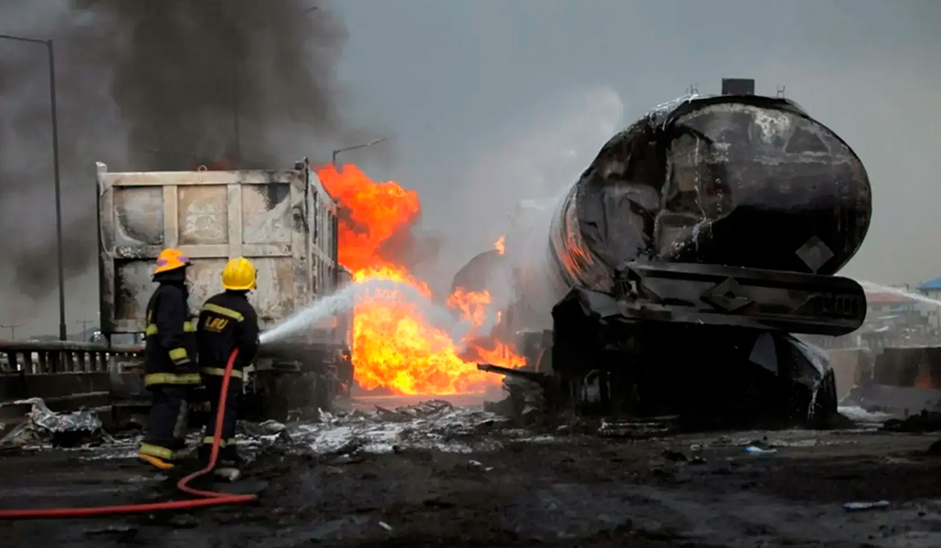 Los accidentes de camiones cisterna son frecuentes en el país