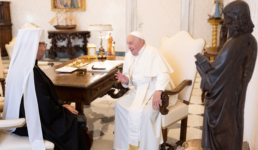 Audiencia del Papa esta mañana con el arzobispo Shevchuk