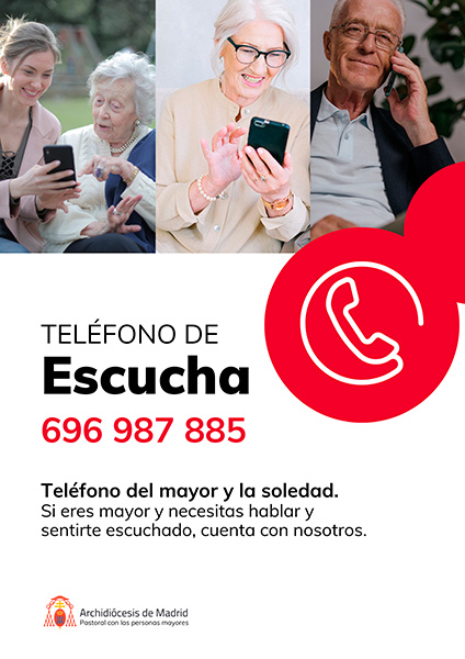 El cartel del Teléfono de Escucha se ha difundido por centros de salud, farmacias y peluquerías