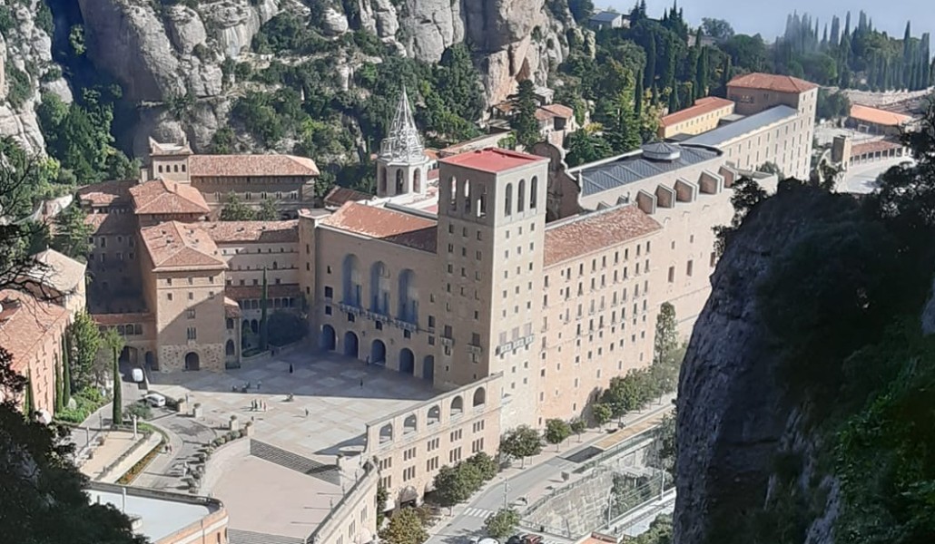 La abadía catalana de Montserrat.