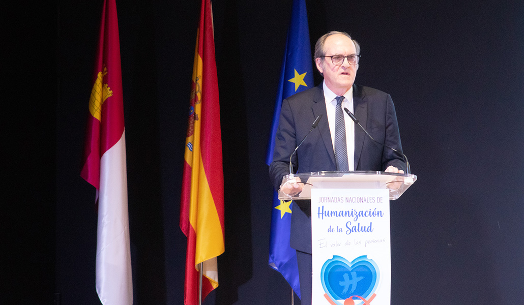 Gabilondo durante las recientes jornadas de humanización de la salud de los camilos