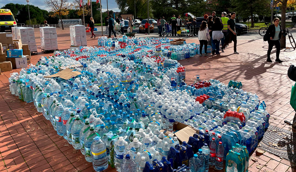 Los tricantinos han recogido 340 toneladas de ayuda para Valencia