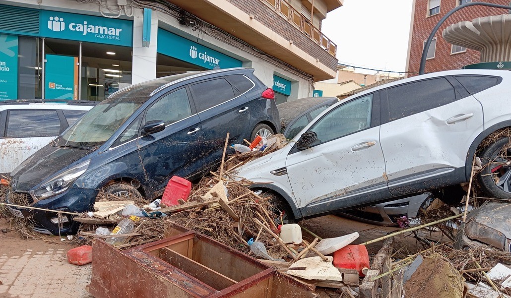 Los destrozos en el barrio de La Torre