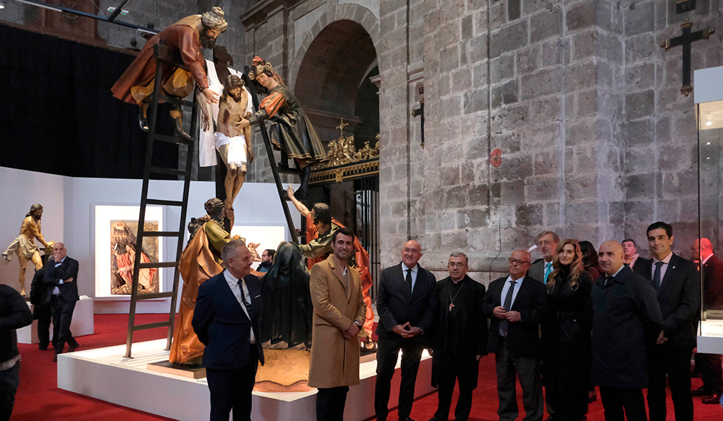 Un momento de la inauguración de la muestra