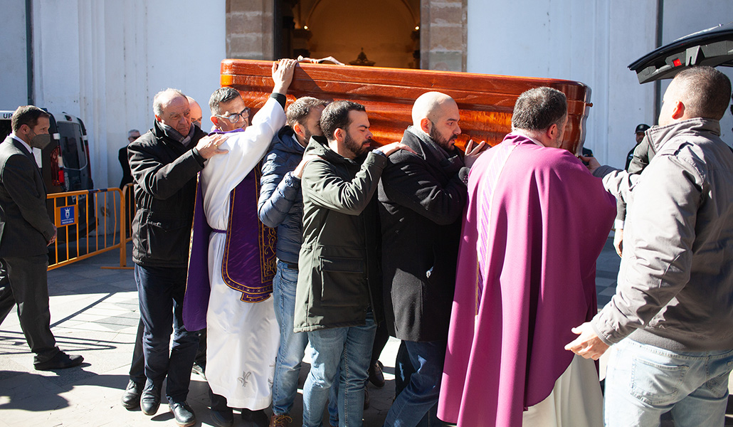 Funeral de Diego Valencia, el sacristán de Algeciras