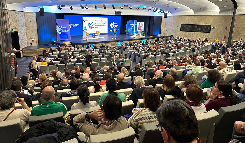 Un momento del Encuentro de Primer anuncio organizado por la Conferencia Episcopal Española el pasado mes de febrero