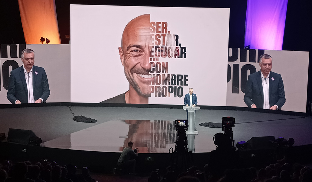 Pedro Huerta en la inauguración del congreso