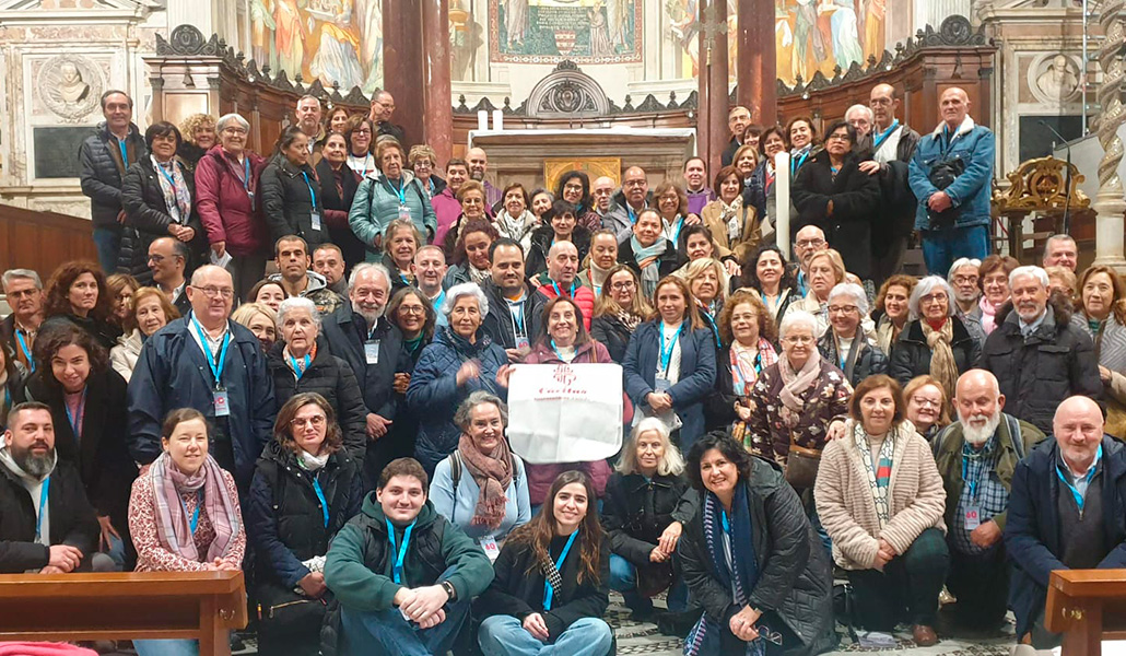 La delegación de Cáritas Toledo en Roma