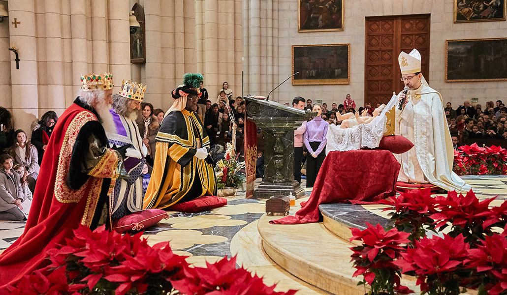 Encuentro de los Reyes Magos con los niños y niñas, el 3 de enero de 2024