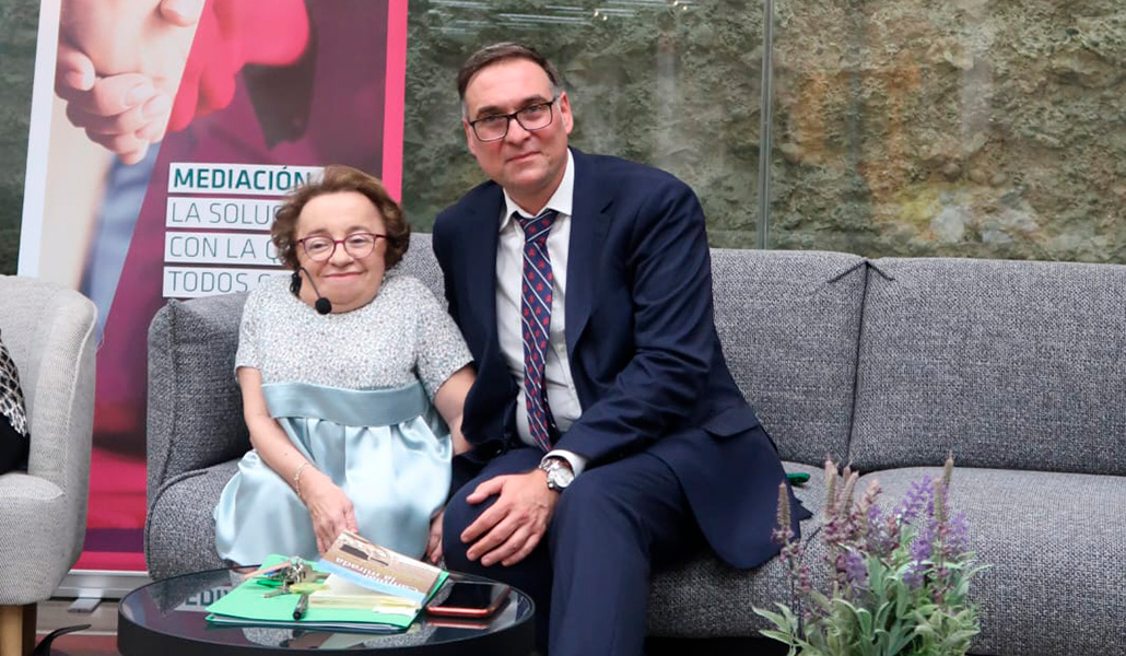 María del Carmen de Jorge durante la presentación de su libro