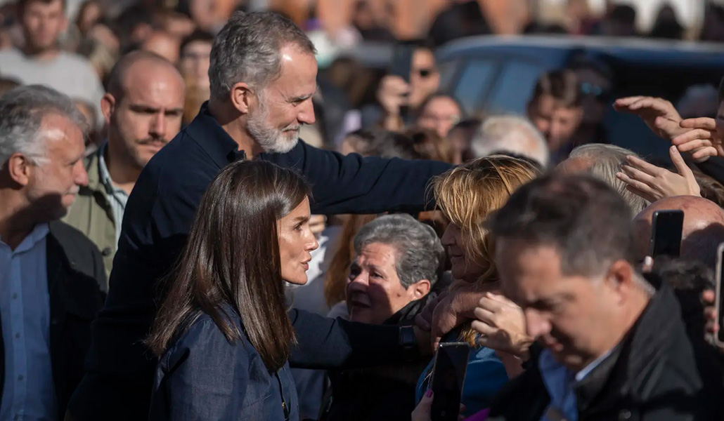 Los reyes en su visita a Utiel