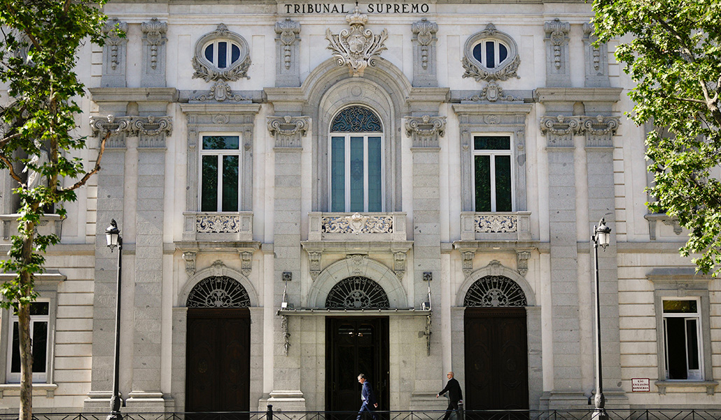 Fachada del Tribunal Supremo