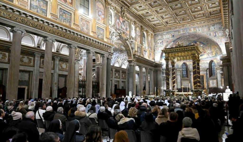 Santa Misa en la basílica de Santa María la Mayor este miércoles