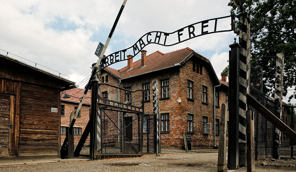 Entrada del campo de Auschwitz