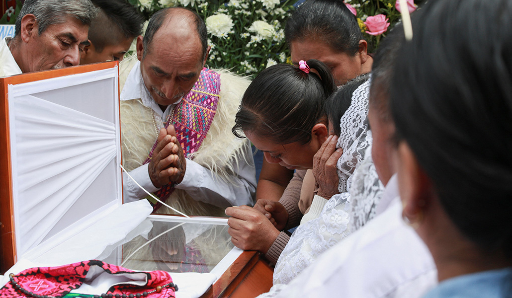 Funeral por Marcelo Pérez el 21 de octubre