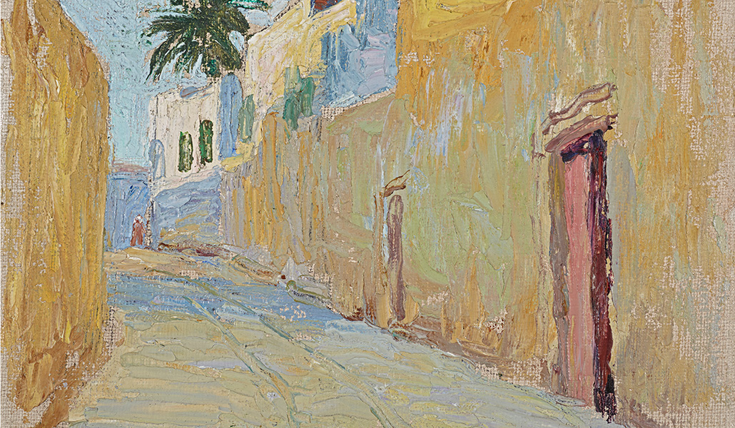 'Callejón en Túnez'. The Gabriele Münter and Johannes Eichner Foundation (Múnich)