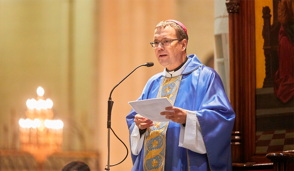 Jesús Vidal durante una celebración