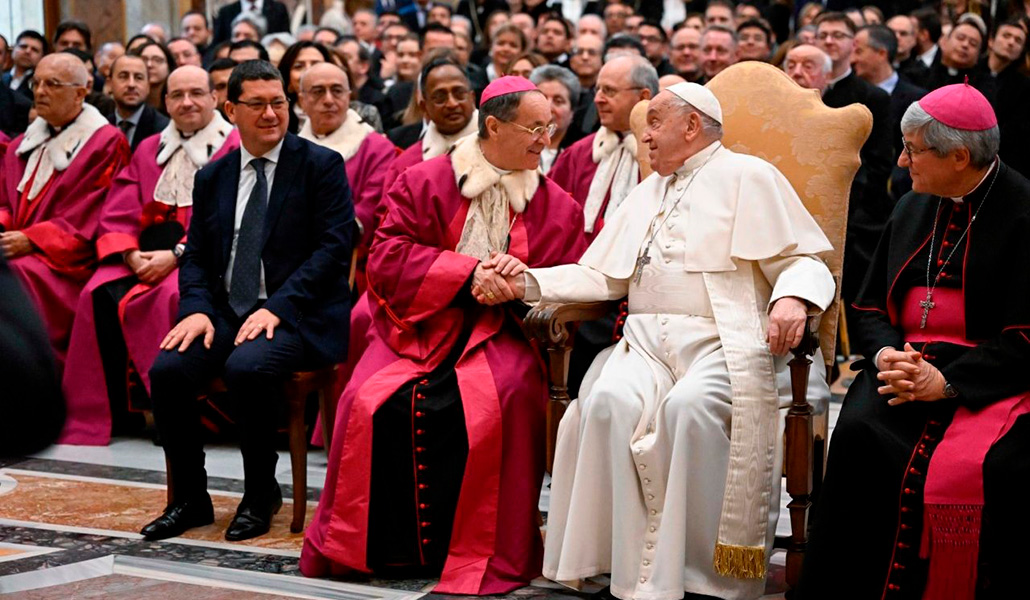 El Papa en la inauguración del año judicial del Tribunal de la Rota Romana