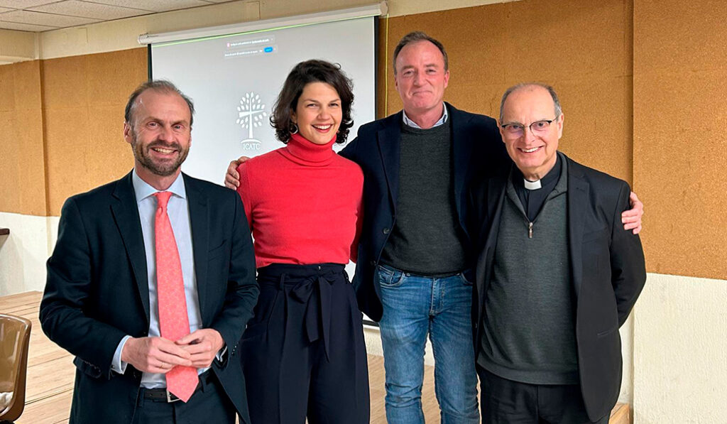 Leonor de Escoriaza, en un momento de la presentación de la asociación en Madrid