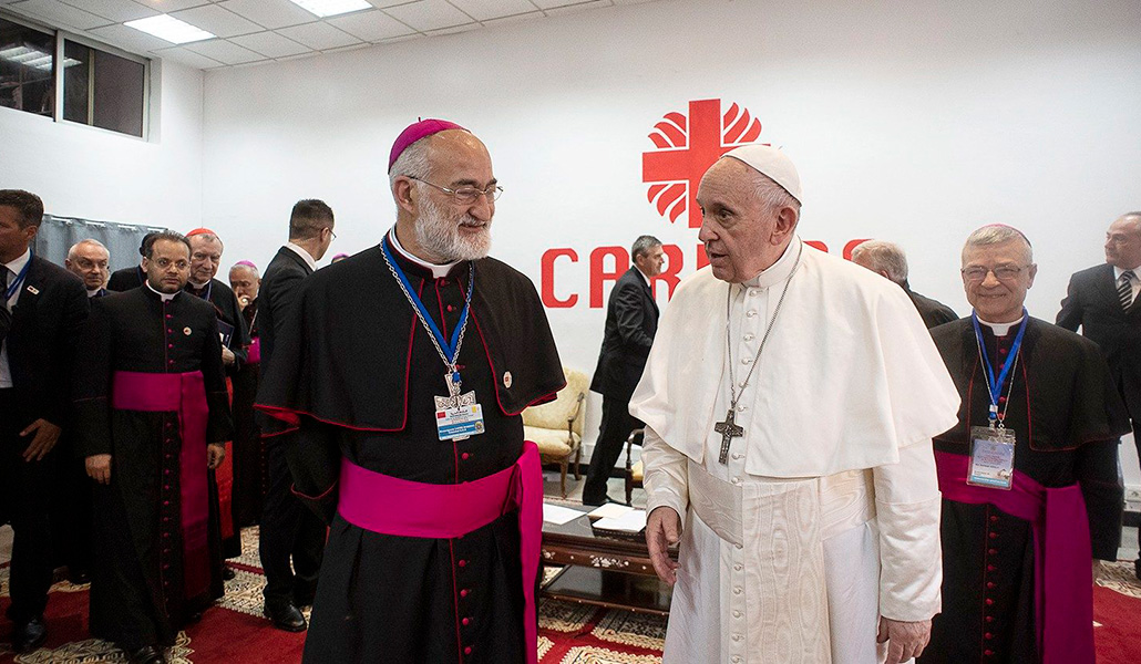 Cristóbal López Romero con el Papa Francisco.