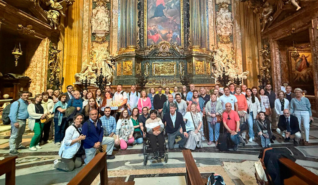 Visitaron San Ignacio de Loyola, del mismo nombre que su parroquia madrileña