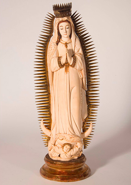 'Virgen de Guadalupe'. Taller hispanofilipino. Museo Arqueológico Nacional, Madrid. Foto: Museo Nacional del Prado.