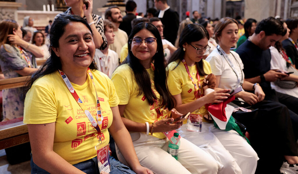 Unos 1.400 peregrinos participan en la cita jubilar de los 'influencers'.