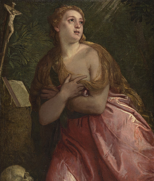'Magdalena penitente'. Paolo Veronese. Museo del Prado, Madrid (España).
