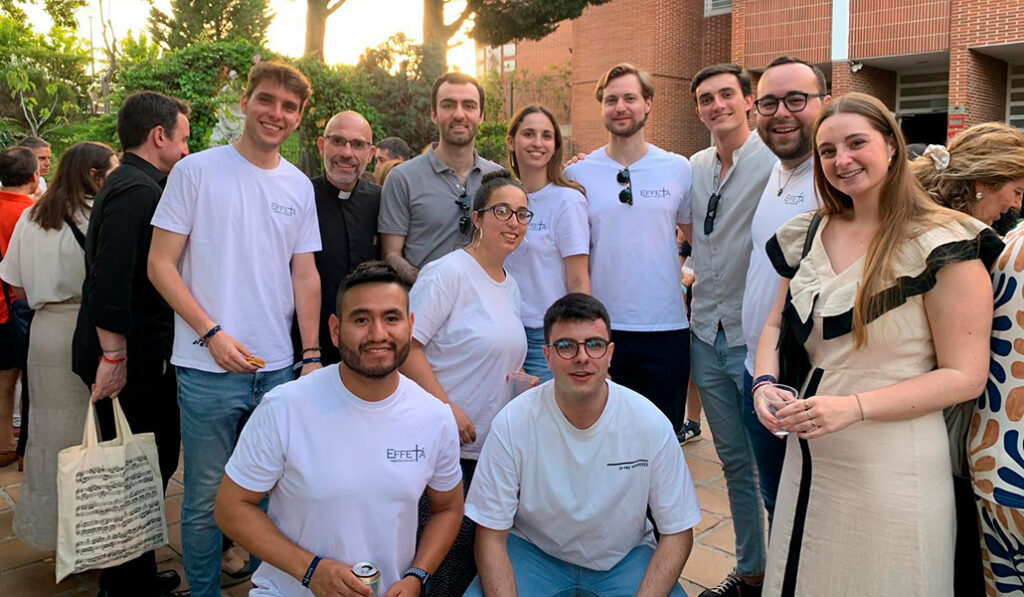 Jóvenes vinculados con los retiros de Effetá.