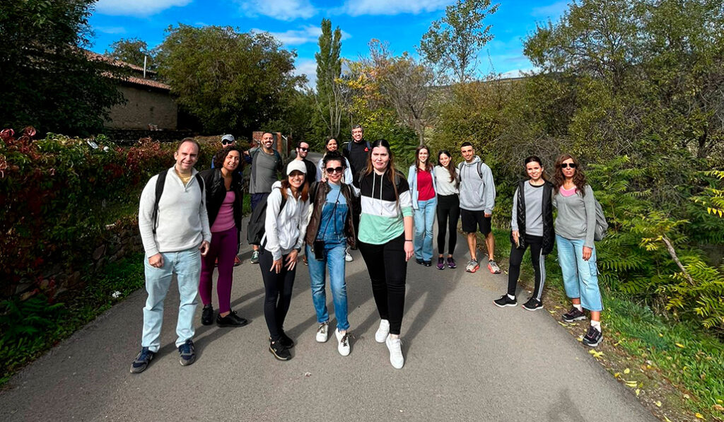 Salida de un grupo de adultos de la parroquia Santos Inocentes.