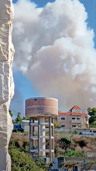 Un bombardeo filmado por Mario Bou