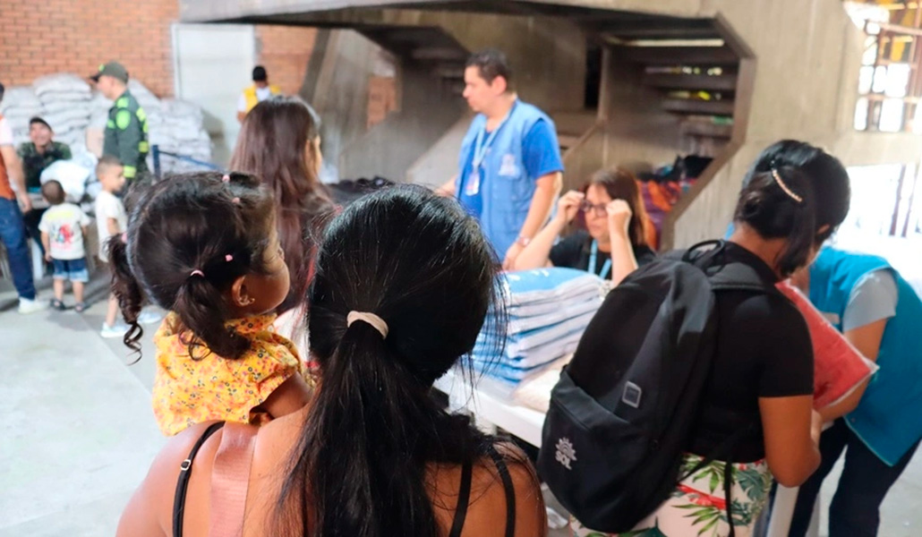 Víctimas de los desplazamientos masivos de Catatumbo atendidas por ACNUR en Cúcuta