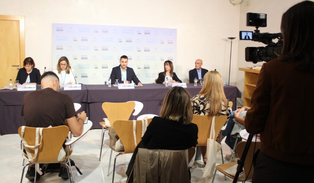 Un momento de la rueda de prensa