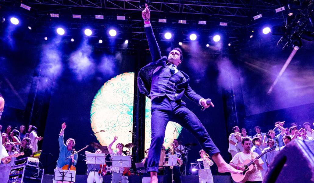 Un momento del concierto