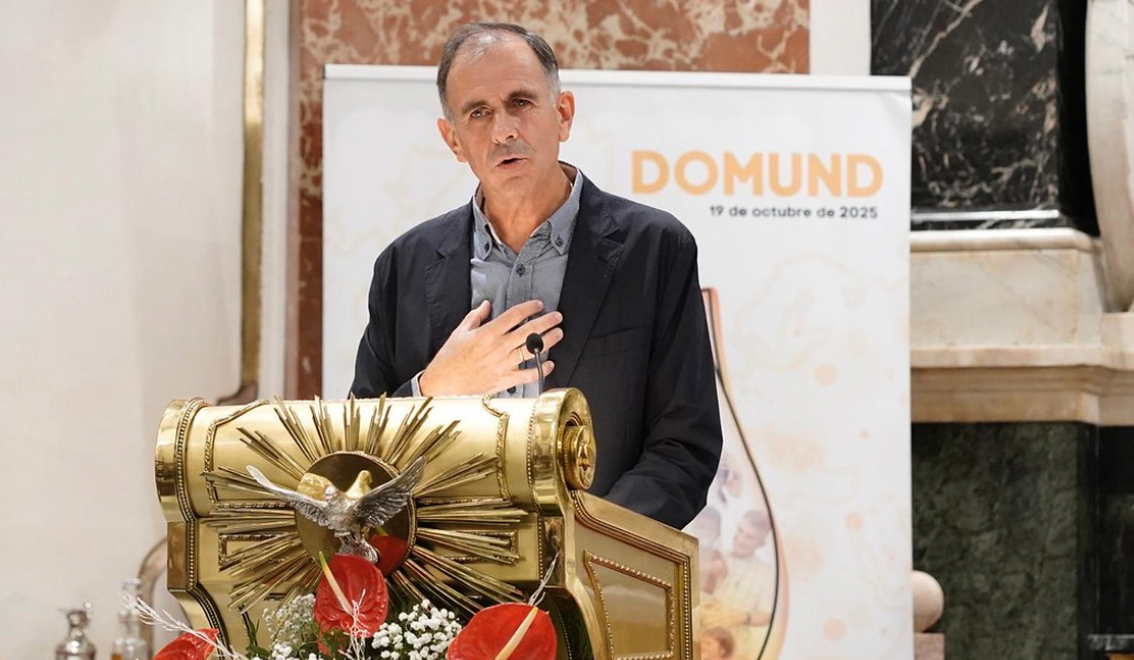 Cotelo durante su discurso como pregonero del Domund