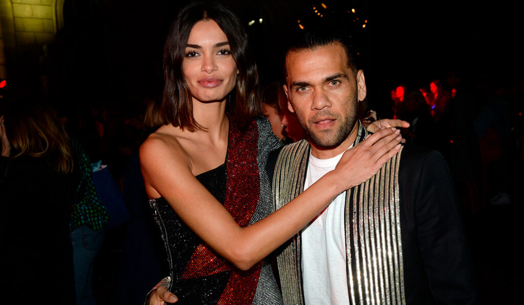 Dani Alves junto a su mujer, Joana Sanz.