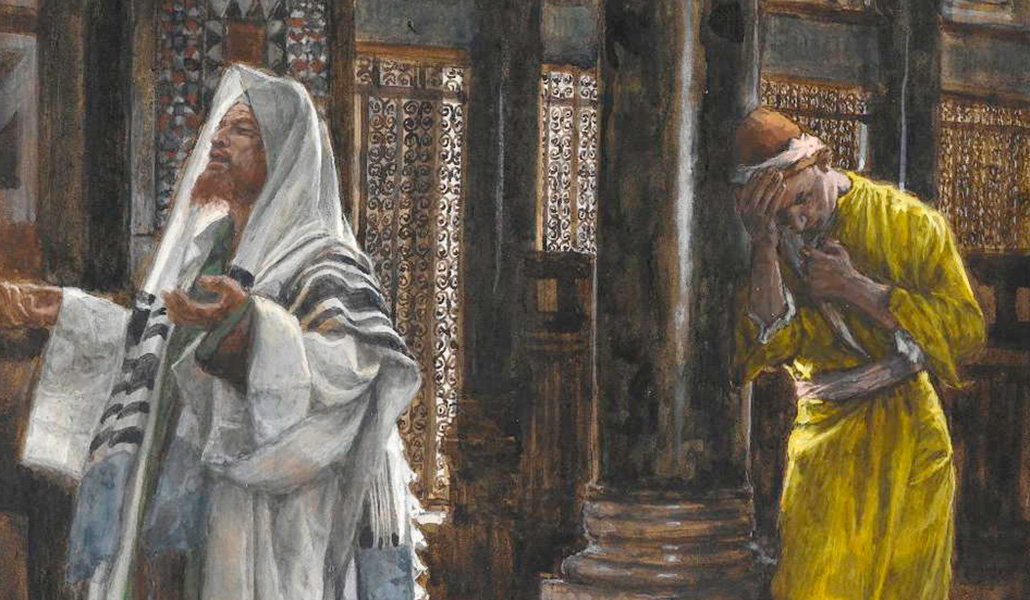 'El fariseo y el publicano'. James Tissot. Museo de Brooklyn, Nueva York (Estados Unidos).