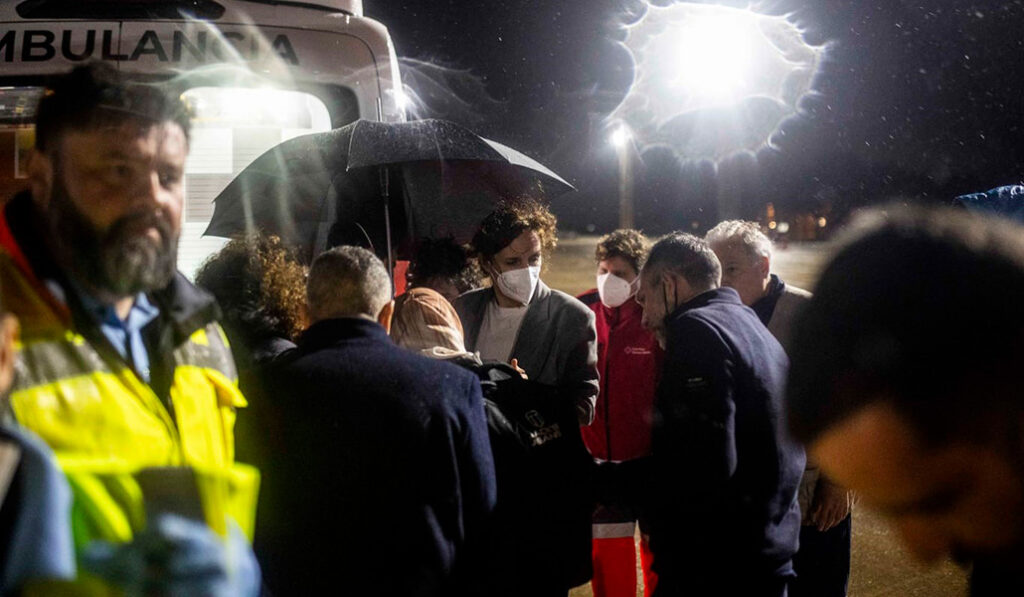 Los niños llegaron el 2 de abril a la Base Aérea de Zaragoza.