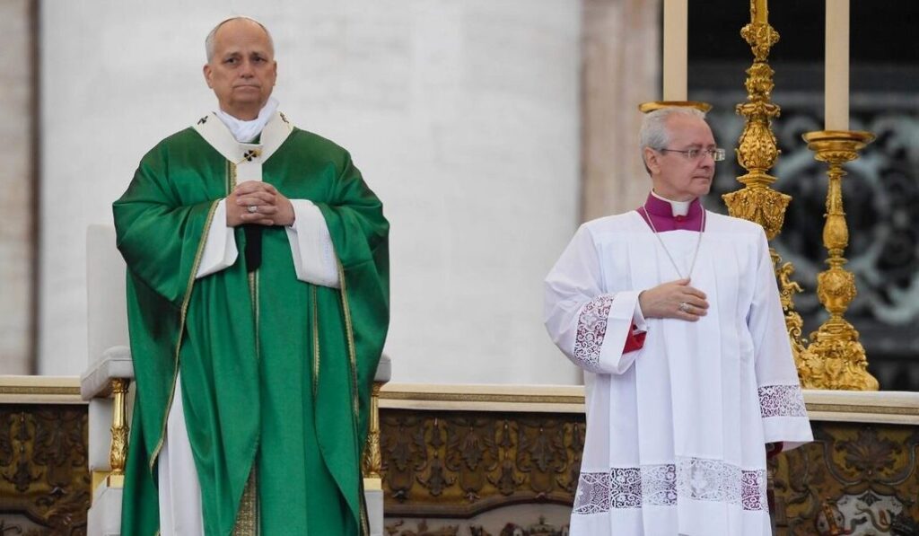 León XIV durante el Jubileo del Mundo Misionero y de los Migrantes