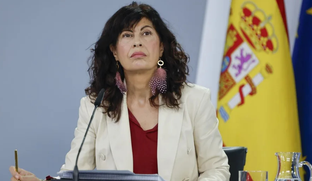 La ministra de Igualdad en la rueda de prensa posterior al Consejo de Ministros