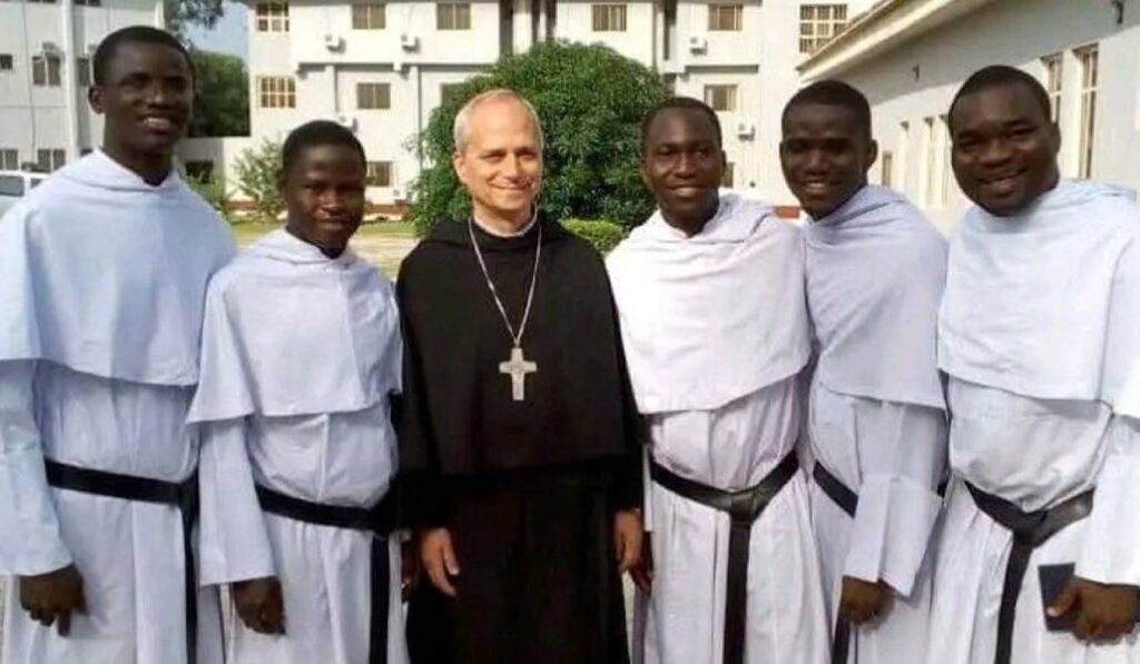 Como prior de la Orden de San Agustín en Nigeria en 2016.