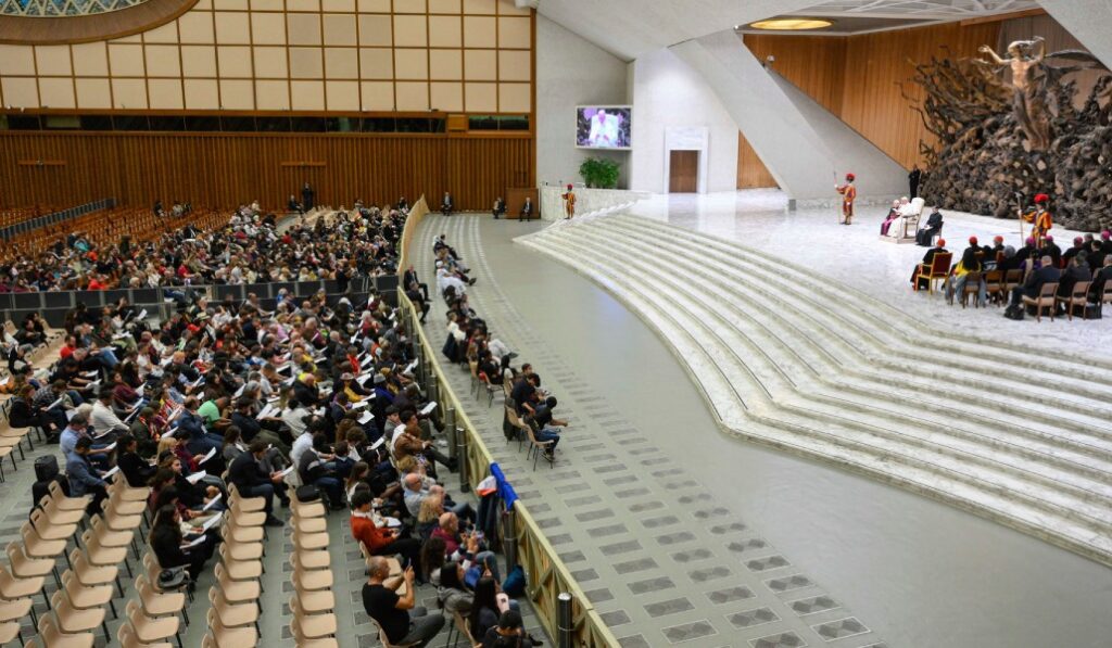 El encuentro tuvo lugar en el Aula Pablo VI.