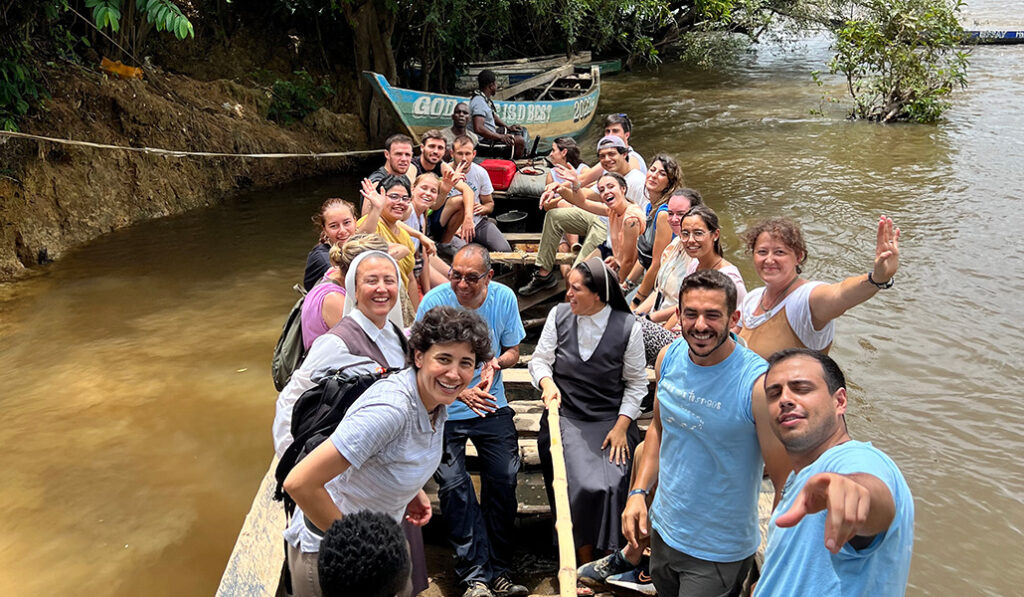 Los jóvenes en la misión de Sierra Leona