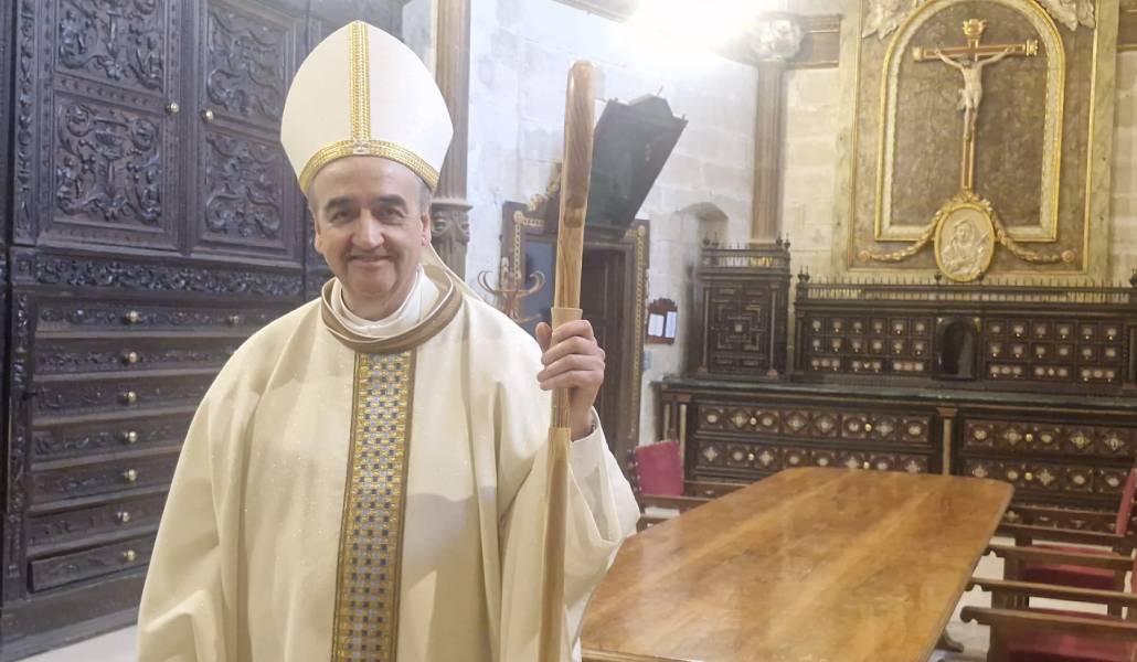El obispo de Huesca y Jaca, Pedro Aguado. Foto: Diócesis de Huesca.