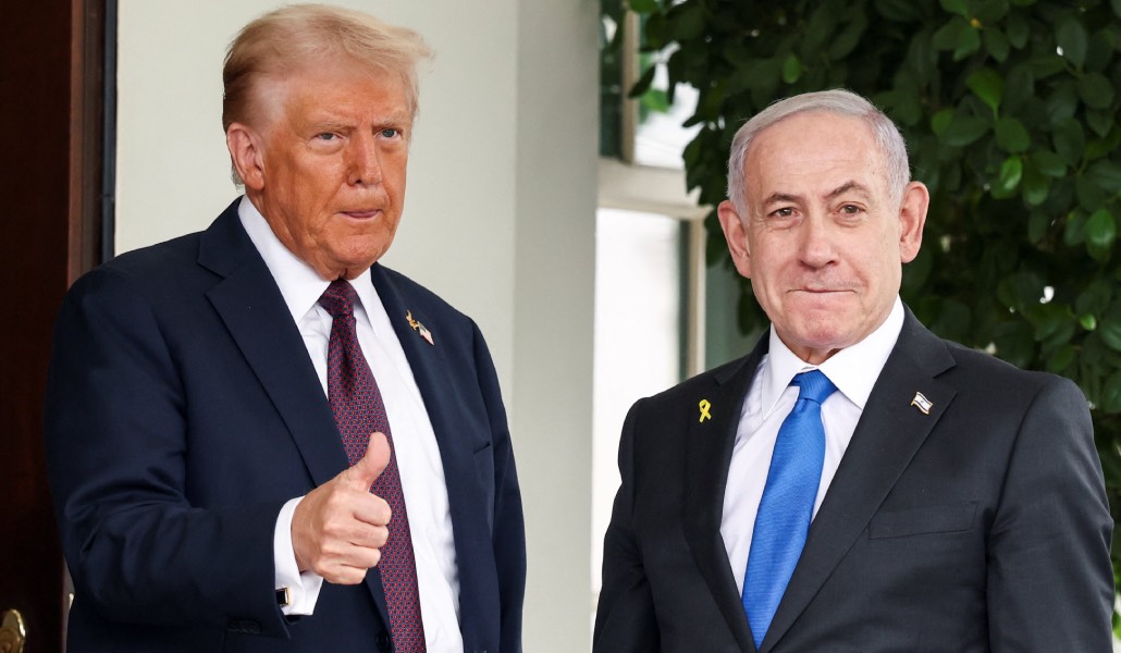 El presidente estadounidense Donald Trump, impulsor de las negociaciones, con Benjamin Netanyahu en la Casa Blanca el 29 de septiembre.